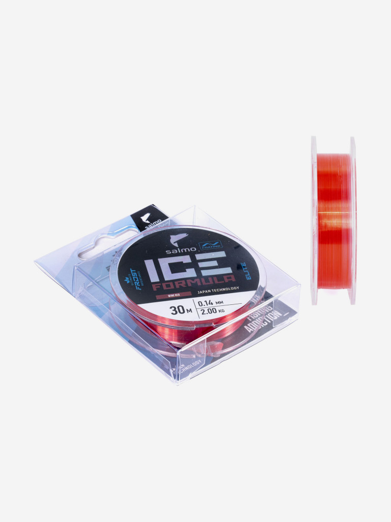 Леска для зимней рыбалки монофильная Salmo Elite ICE FORMULA Wine red длина 30 м, диаметр 0,14 мм