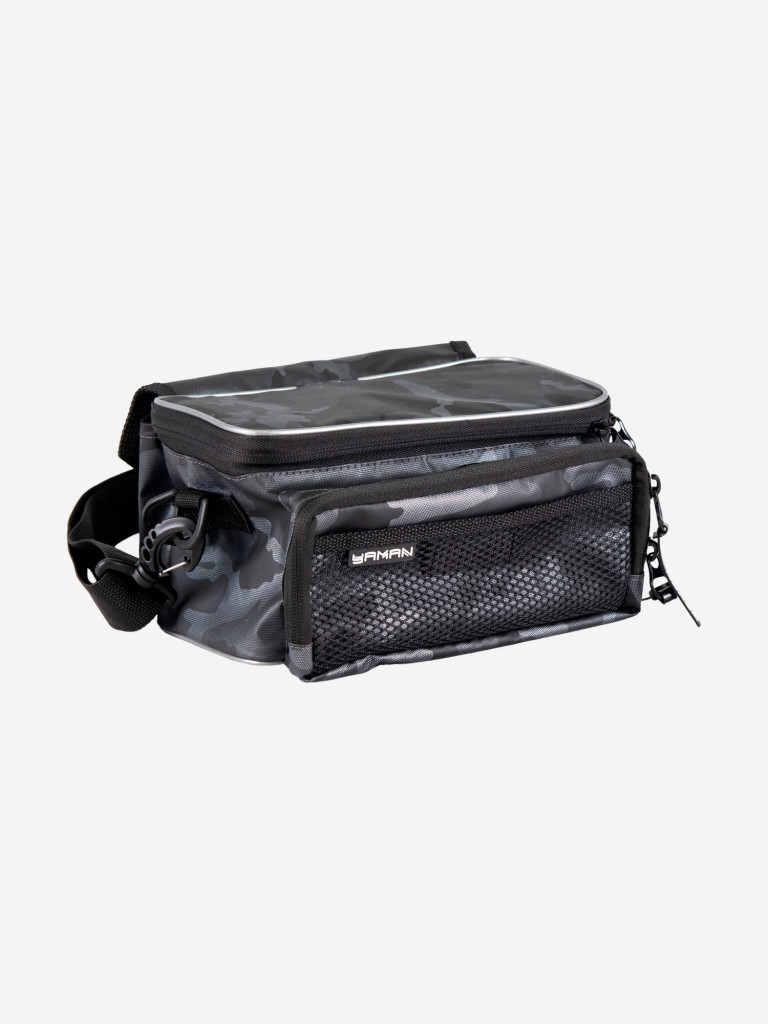 Сумка рыболовная Yaman Sling Lure Bag M, 26х14х22 см, цвет серый камуфляж + 3 коробки LUNO.