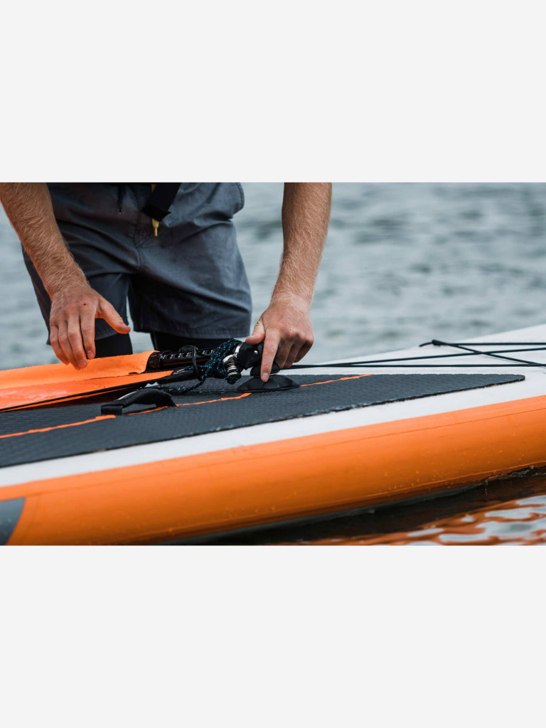 Сапборд надувной двухслойный Shark 10.6 Windsurfing-Fly X, 320x81x12 см, доска для виндсерфинга