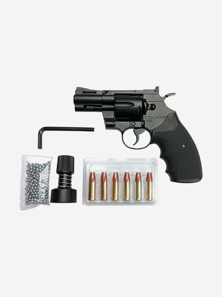 Револьвер пневматический Colt Python Stalker 2.5 газовый 4.5мм