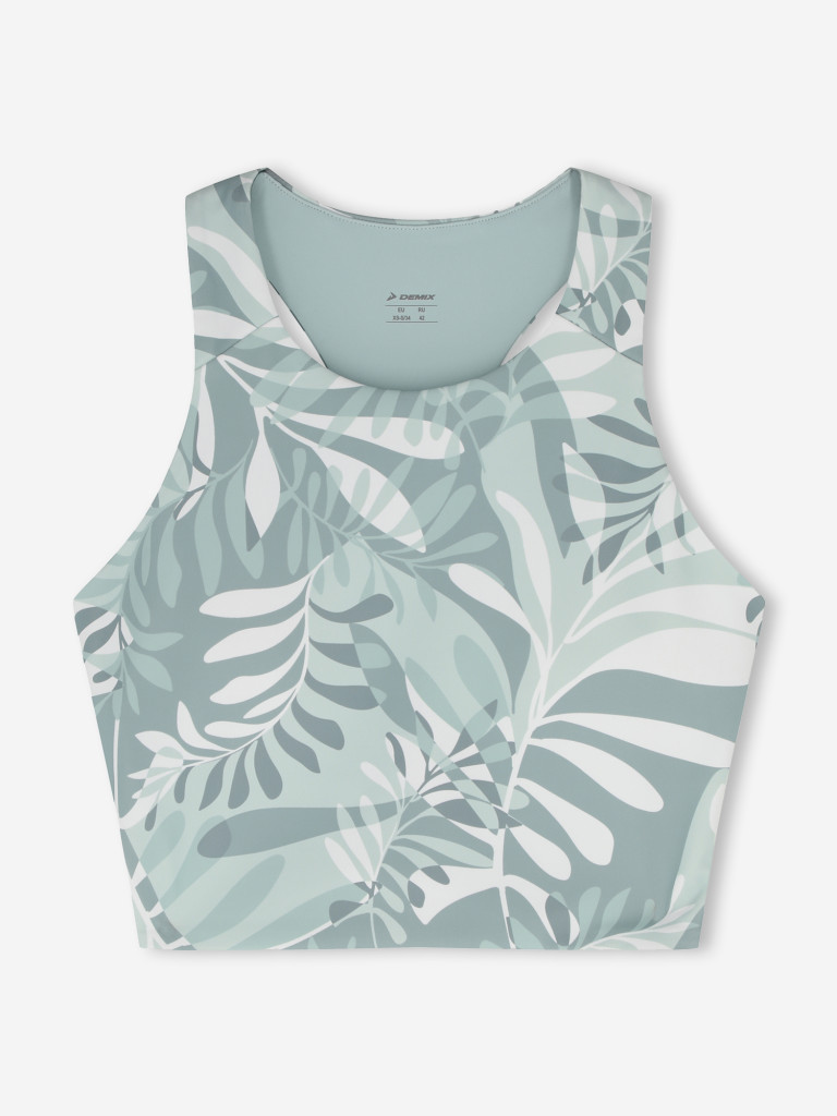 Топ бра спортивный Demix HighFlow Yoga Longline Gfx