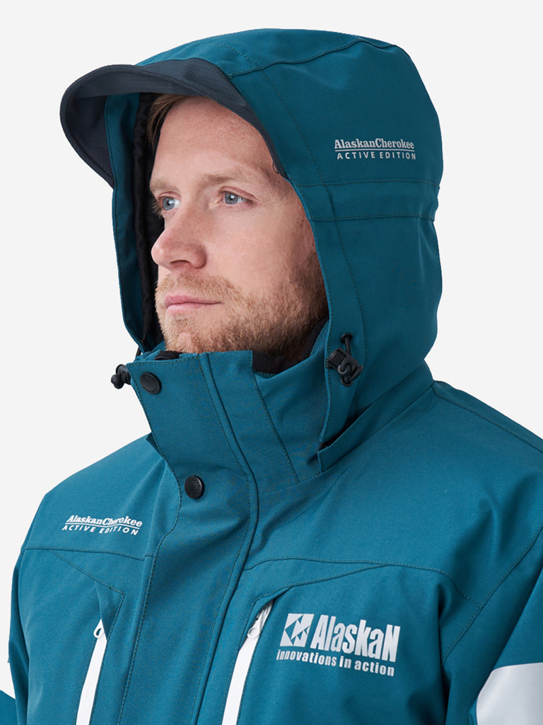 Костюм зимний Alaskan Cherokee Active поддерживающий (куртка+полукомбинезон) для рыбалки и охоты
