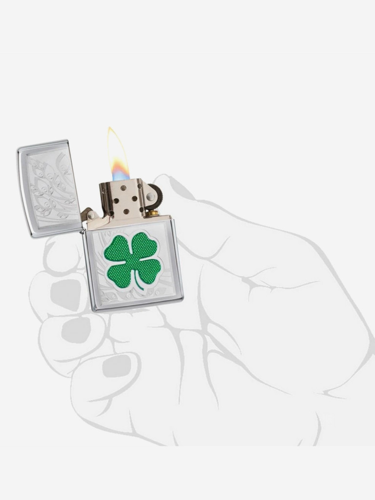 Зажигалка бензиновая ZIPPO 24699 Clover