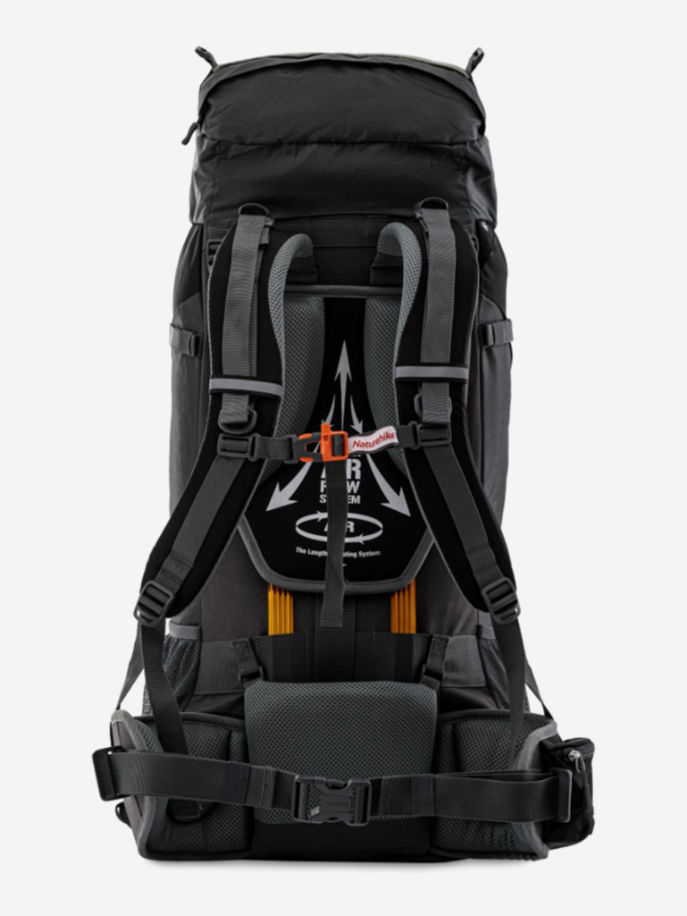 Рюкзак туристический Naturehike, 70л, серый