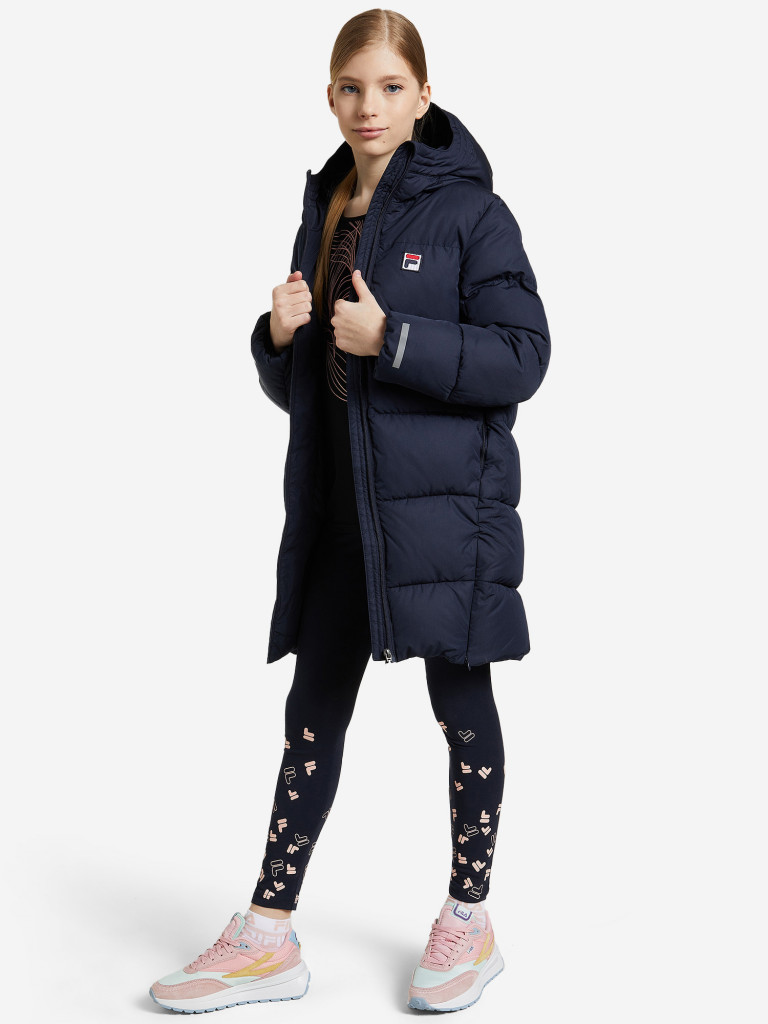 Пальто утепленное для девочек FILA
