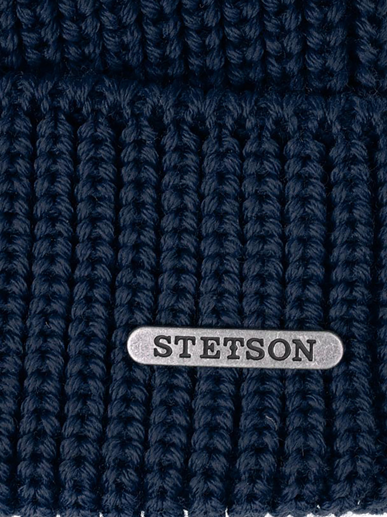 Шапка с отворотом STETSON 8599345 BEANIE MERINO