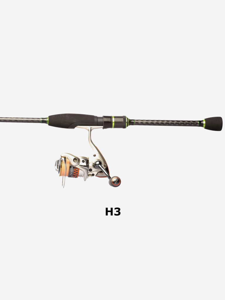 Спиннинг SUNDAY-S, 2 секции, цельная вершина, длина 2,28 м, тест 0,5-5 г