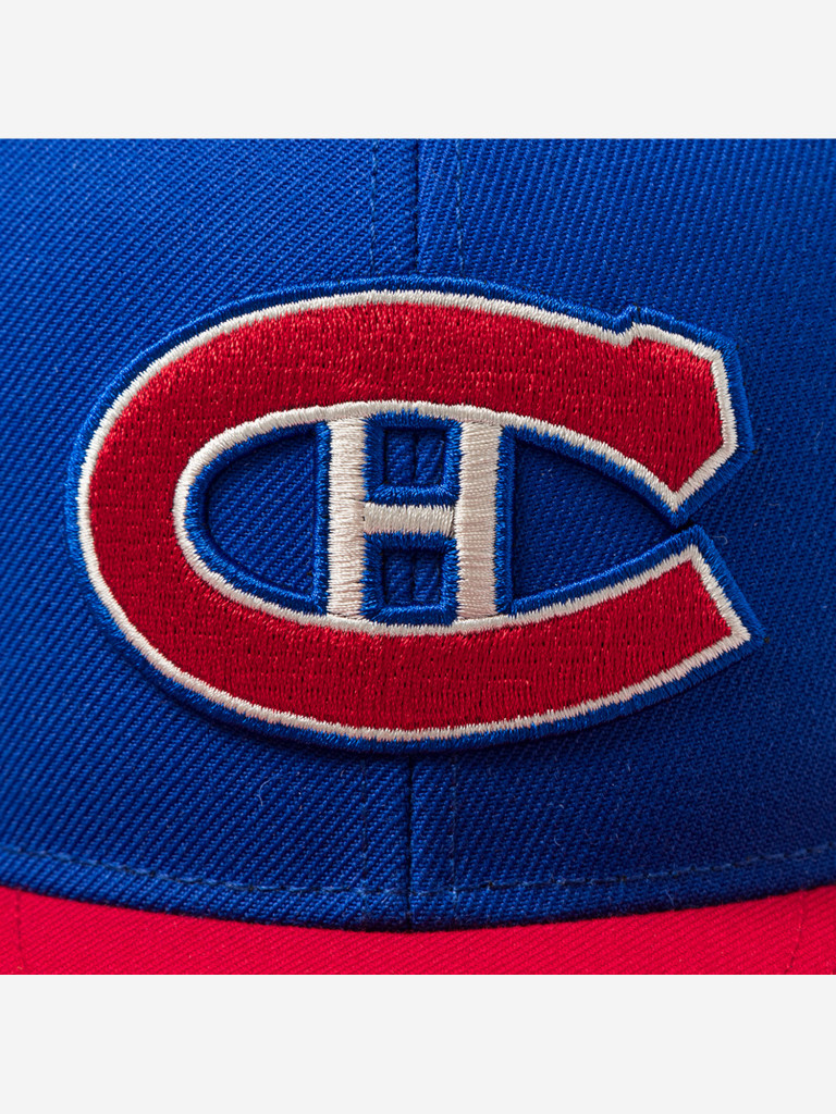 Бейсболка с прямым козырьком AMERICAN NEEDLE 21006A-MOC Montreal Canadiens Archive 400 NHL (синий)