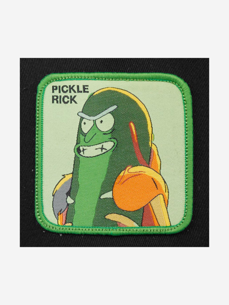 Бейсболка с сеточкой CAPSLAB CL/REM/1/CKL2 Rick and Morty Pickle Rick (черный)