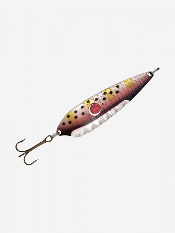 Блесна для рыбалки Kuusamo Kruunu 85/19 (бусинка) CBR/Ye/BL-S (колеблющаяся)