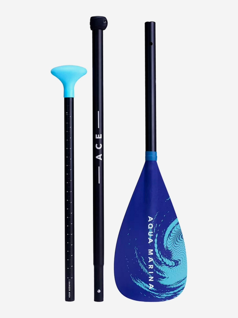 Весло для сапборда Aqua Marina ACE, разборное 3х-частное, подростковое, алюминий + полипропилен, 130-165 см