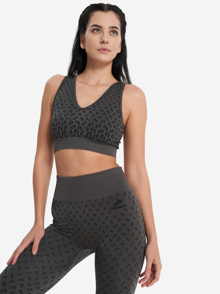 Топ бра спортивный Demix HighFlow Seamless Longline