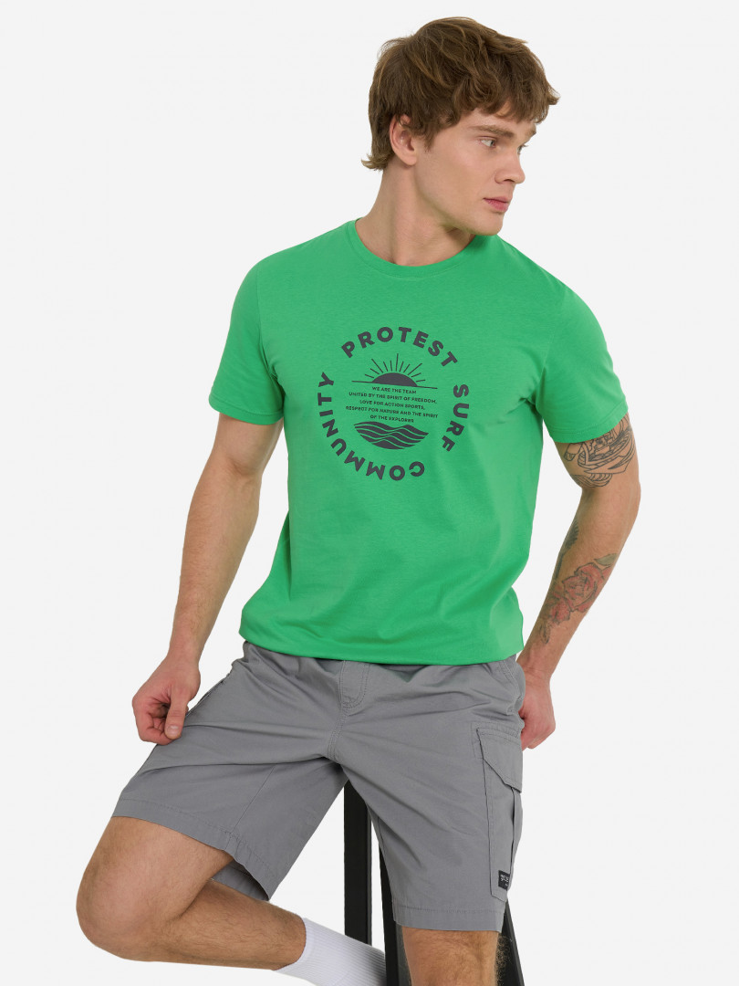 Футболка мужская Protest Зеленый 499₽