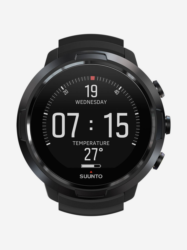Компьютер для дайвинга SUUNTO D5 ALL BLACK/сталь, черный/черный ремешок (SS050192000)