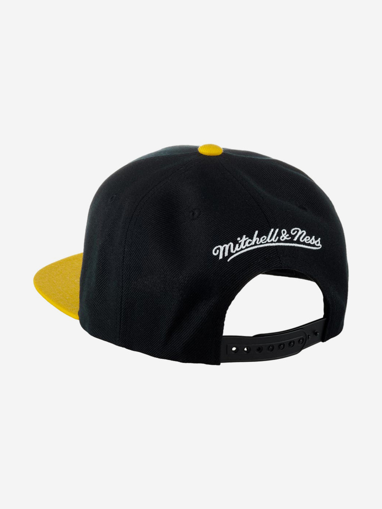 Бейсболка с прямым козырьком MITCHELL NESS HHSS4196-LALYYPPPBKGD Los Angeles Lakers NBA (черный)
