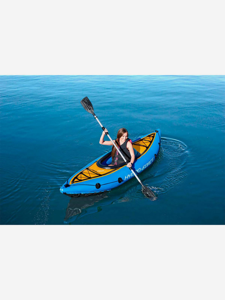 Байдарка надувная Bestway 65115 Cove Champion (275х81см) + весло, насос