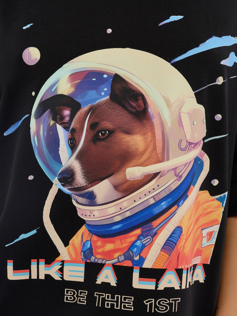 Футболка женская Bona Fide OVERSIZE T-shirt "Laika"