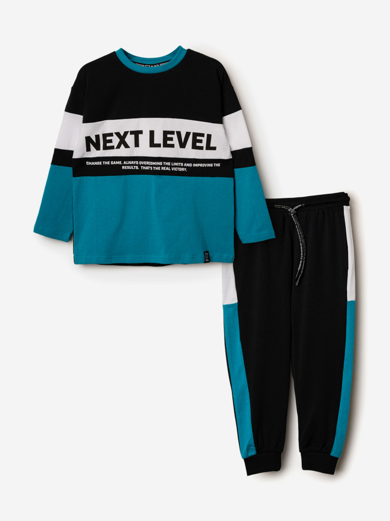 Комплект для мальчика: лонгслив, брюки PlayToday