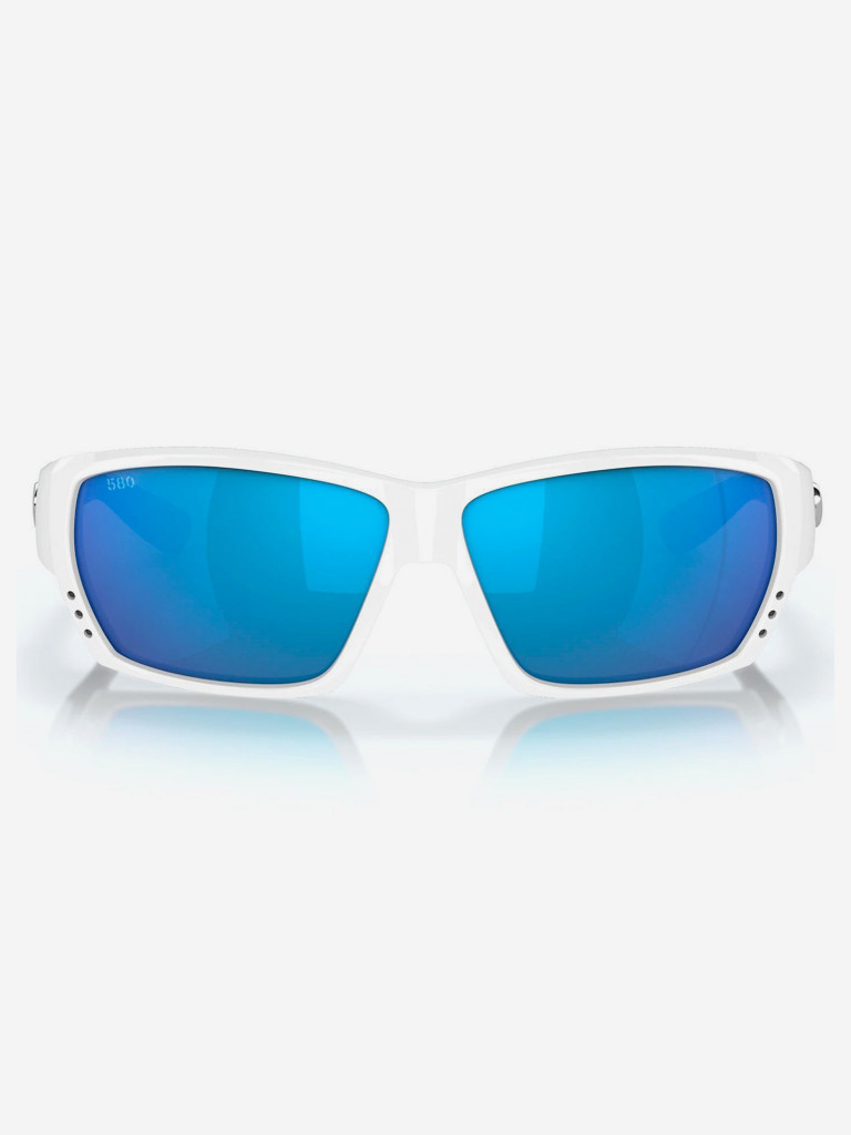 Очки поляризационные Costa Del Mar Tuna Alley 580G, XL, regular fit, white/blue mirror