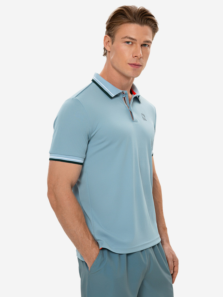 Поло мужское RAQUETA SPORT мужское Deporte, Dusty Blue