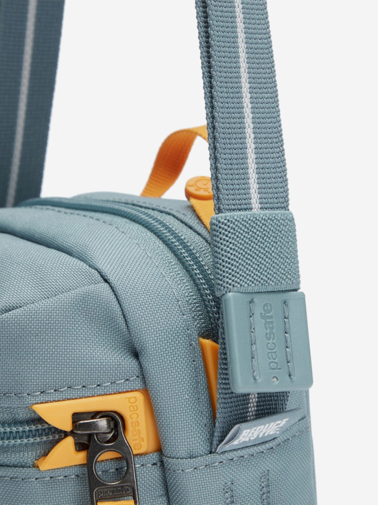 Сумка антивор Pacsafe GO Micro Crossbody, мятный, 1,5 л.