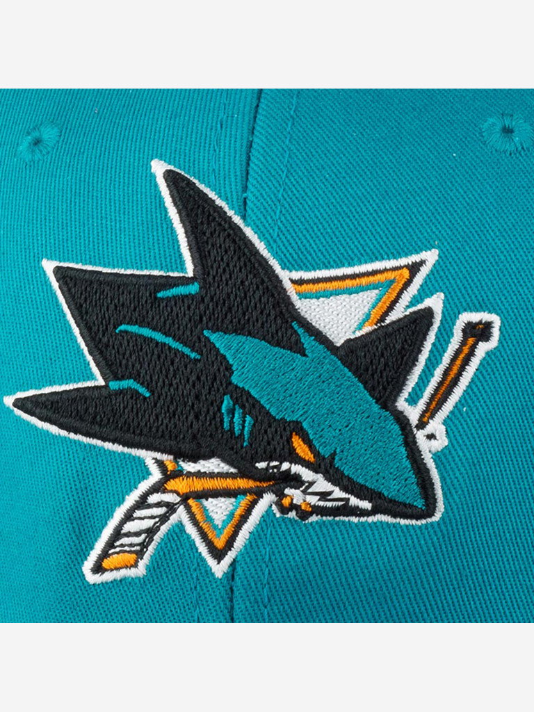 Бейсболка MITCHELL NESS MN-NHL-EU127-SANSHA-TEA San Jose Sharks NHL