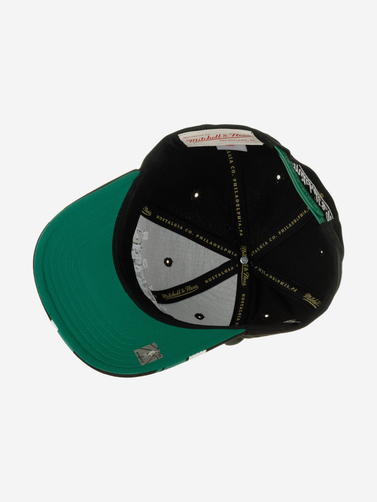Бейсболка MITCHELL NESS HHSS5989-BCEYYPPPBLCK Boston Celtics NBA (черный)