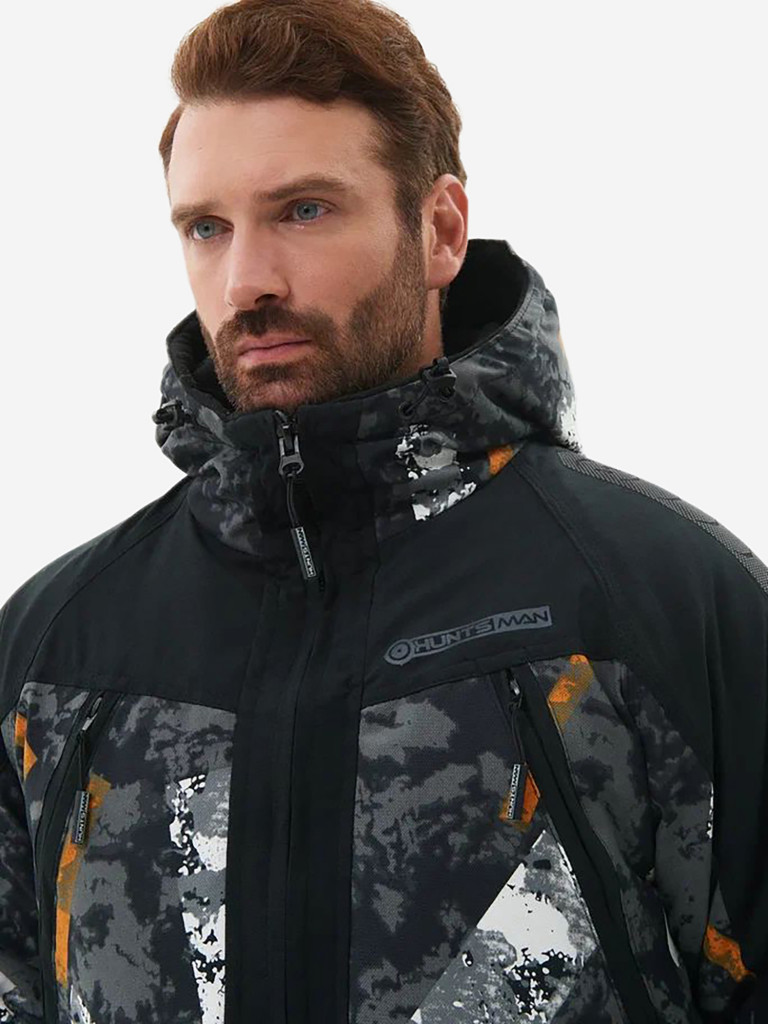 Костюм тактический мужской зимний мембранный на флисе Huntsman Горка-Люкс, ткань Исландия