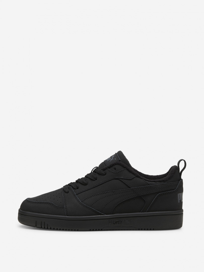 фото Кеды мужские puma rebound v6 low nubuck, черный