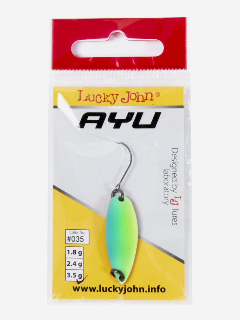 Блесна колеблющаяся Lucky John TR AYU, длина 31мм, вес 3.5г