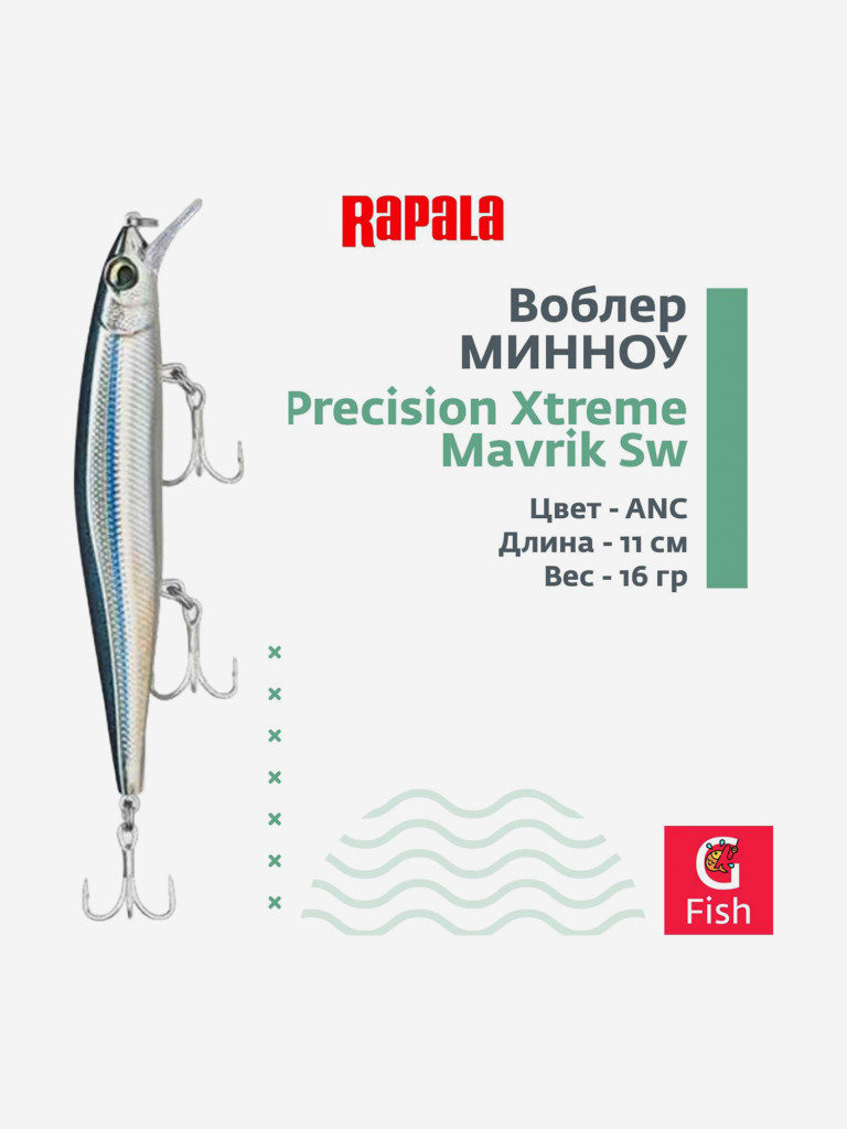 Воблер RAPALA Precision Xtreme Mavrik Sw 110 /ANC