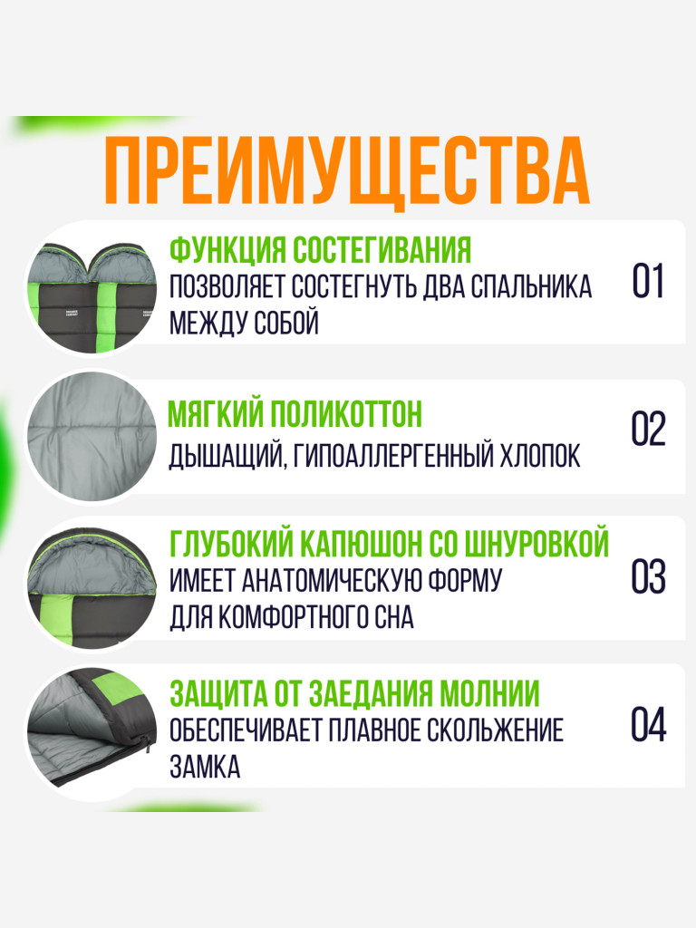 Спальный мешок Trek Planet Dreamer L