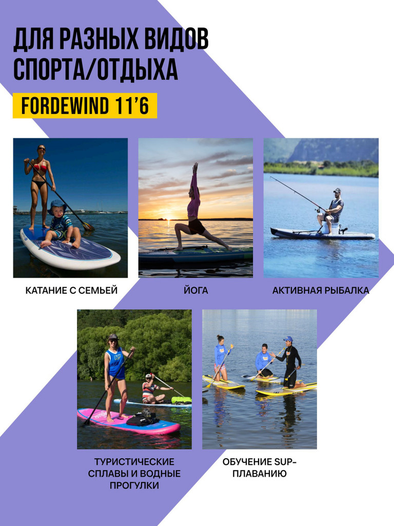 Сапборд TERRO - FORDEWIND 11'6