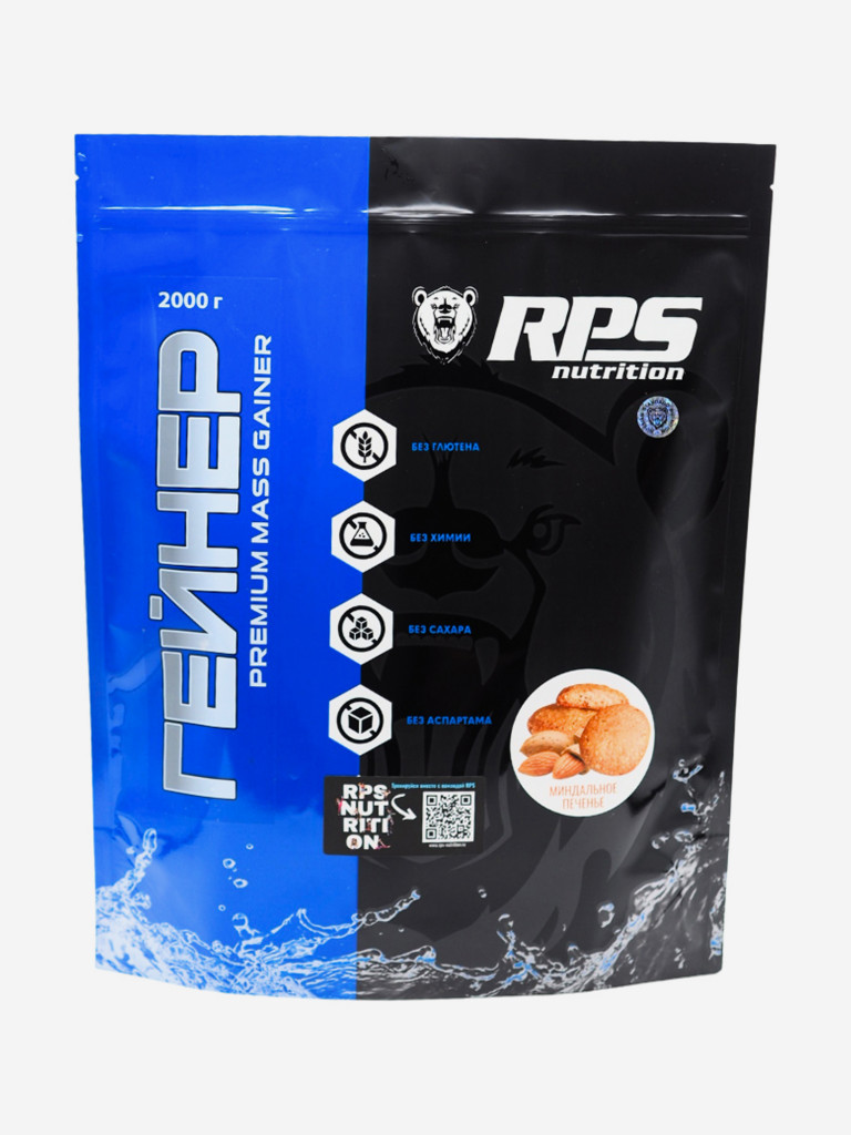 Гейнер PREMIUM MASS GAINER RPS Nutrition 2000 гр Миндальное печенье
