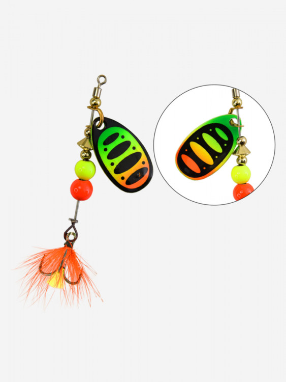 Блесна для рыбалки вращающаяся LureMax Daffy 3,2гр.