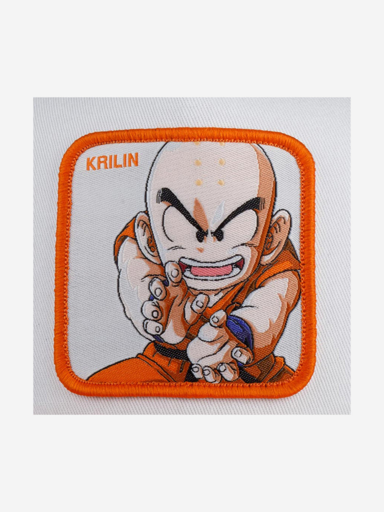 Бейсболка с сеточкой CAPSLAB CL/DB2/1/KRI Dragon Ball Krillin (белый)