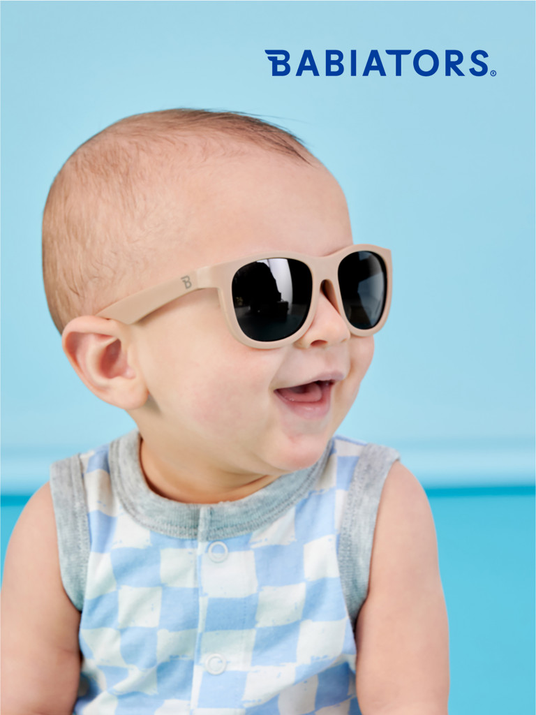 Детские солнцезащитные очки Babiators Eco Navigator Теплый песок, 6+ лет, с мягким чехлом
