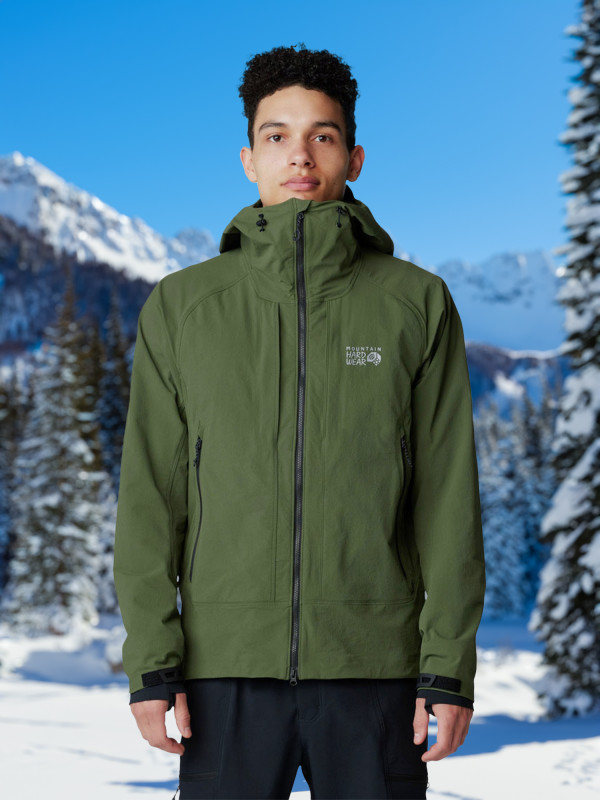 Куртка софтшелл мужская Mountain Hardwear Chockstone Alpine арт. 2077761 зеленый цвет — купить за 25199 руб. со скидкой 10 %, отзывы в интернет-магазине Спортмастер