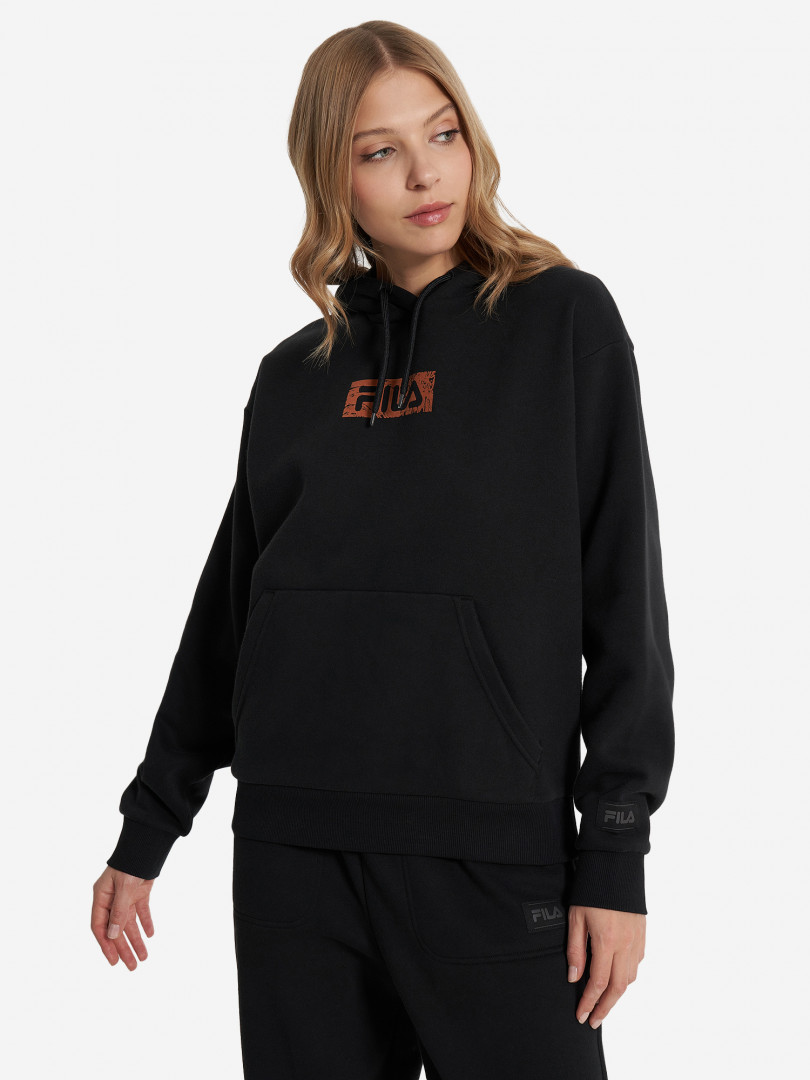 Худи женское оверсайз FILA Черный 3499₽