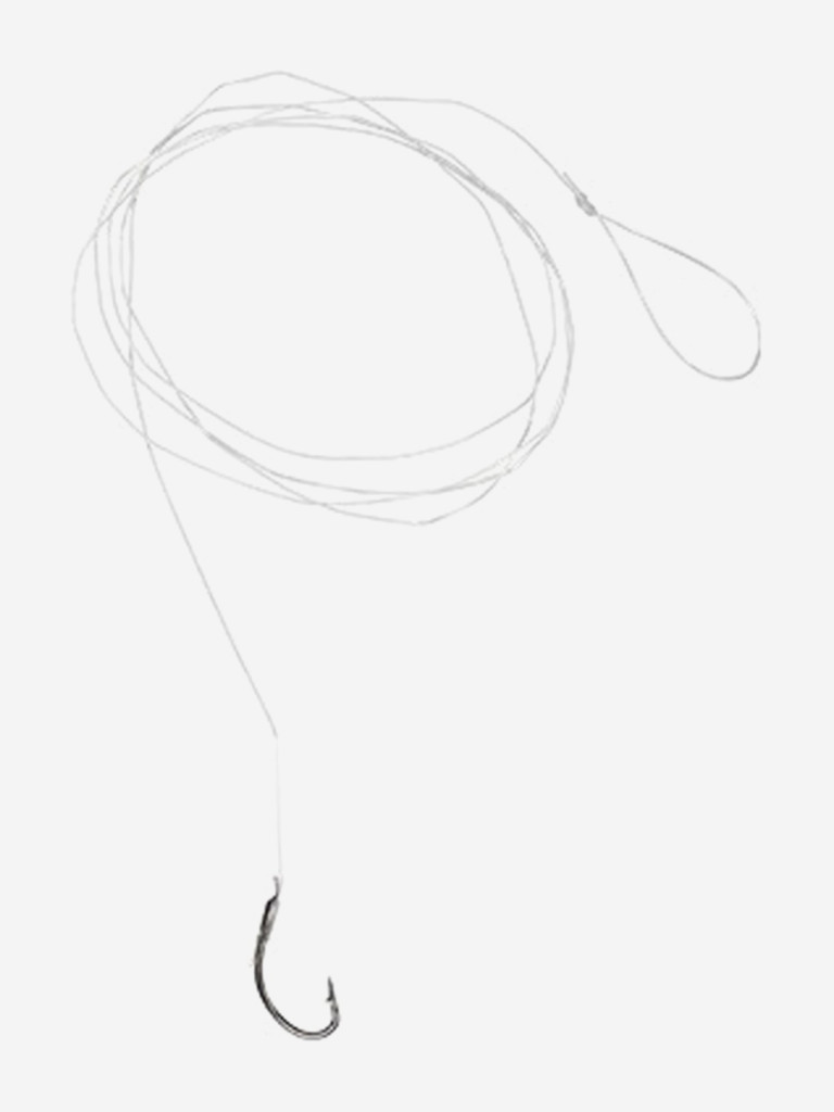 Крючки для рыбалки одинарные Saikyo KP-10013 Maggot BN c поводками, 2 упаковки по 10 штук