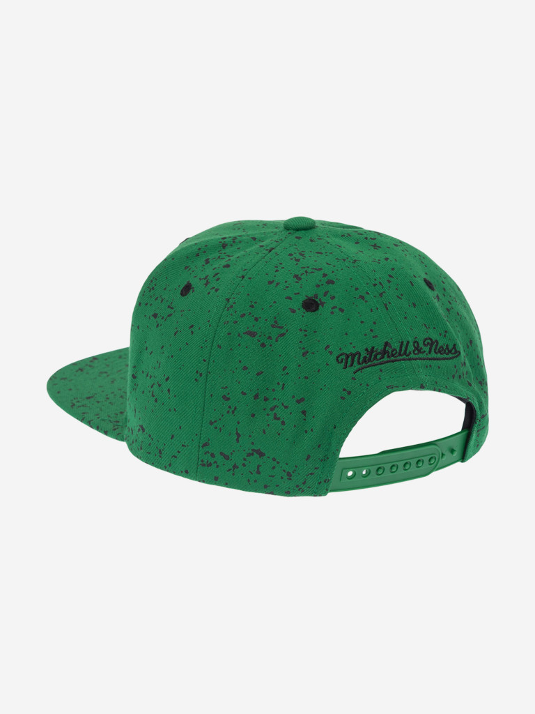 Бейсболка с прямым козырьком MITCHELL NESS HS11479-BCEGREN Boston Celtics NBA (зеленый)