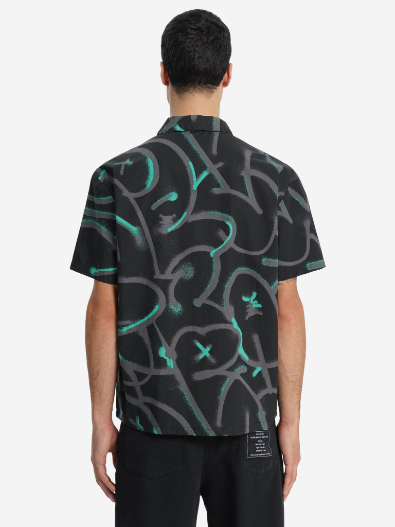 Рубашка с коротким рукавом мужская оверсайз Termit