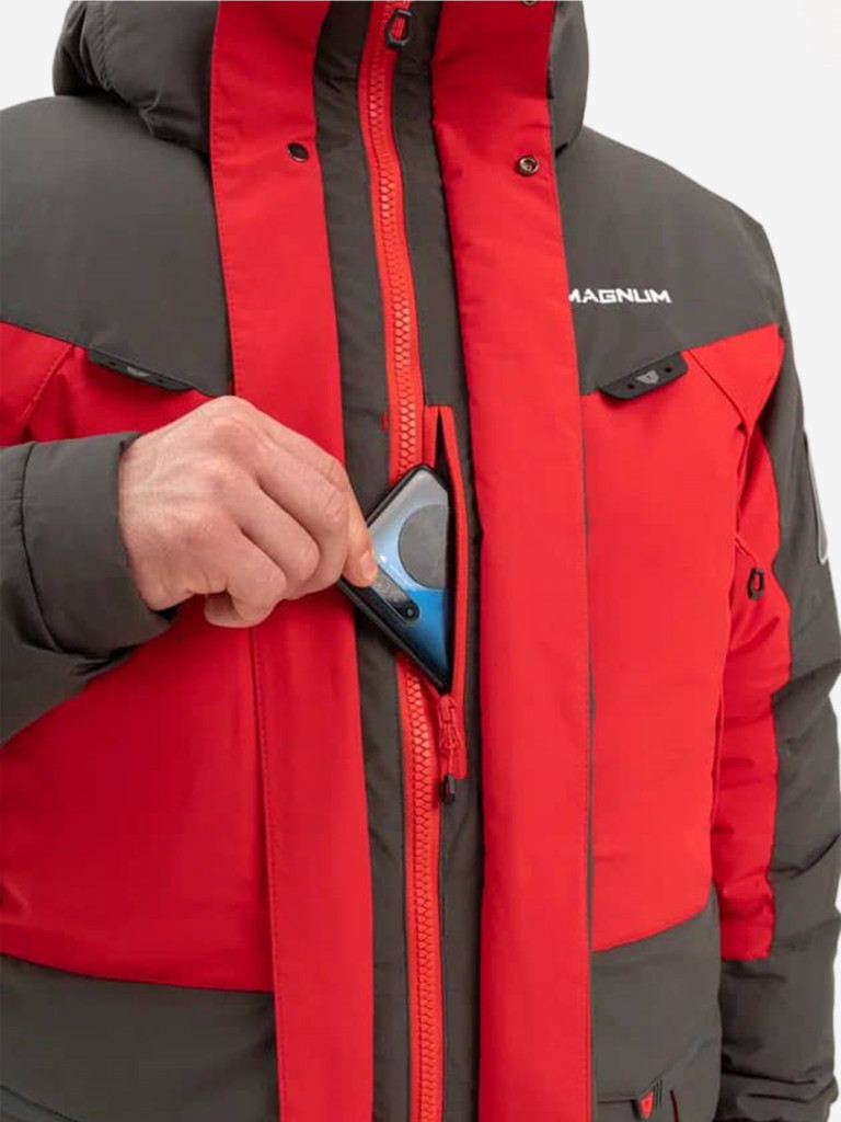 Костюм для рыбалки мужской MAGNUM GEAR TITAN 2 -45° С красный/графит