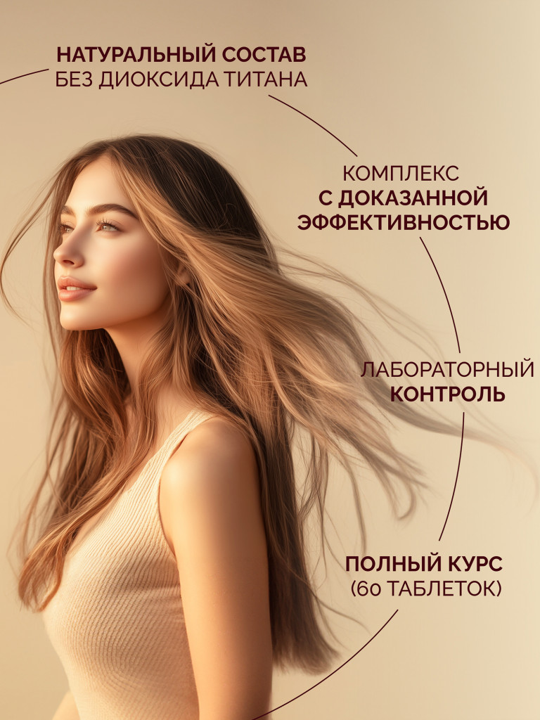 Кремний для роста волос, 60 табл., MedCraft