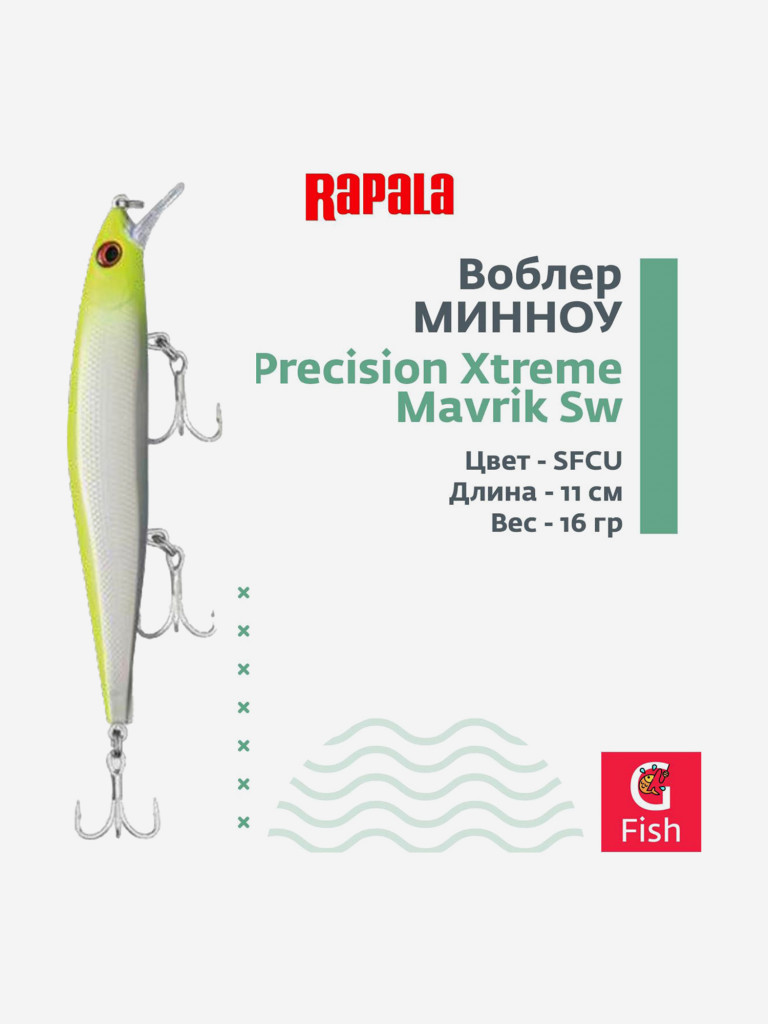 Воблер RAPALA Precision Xtreme Mavrik Sw 110 /SFCU