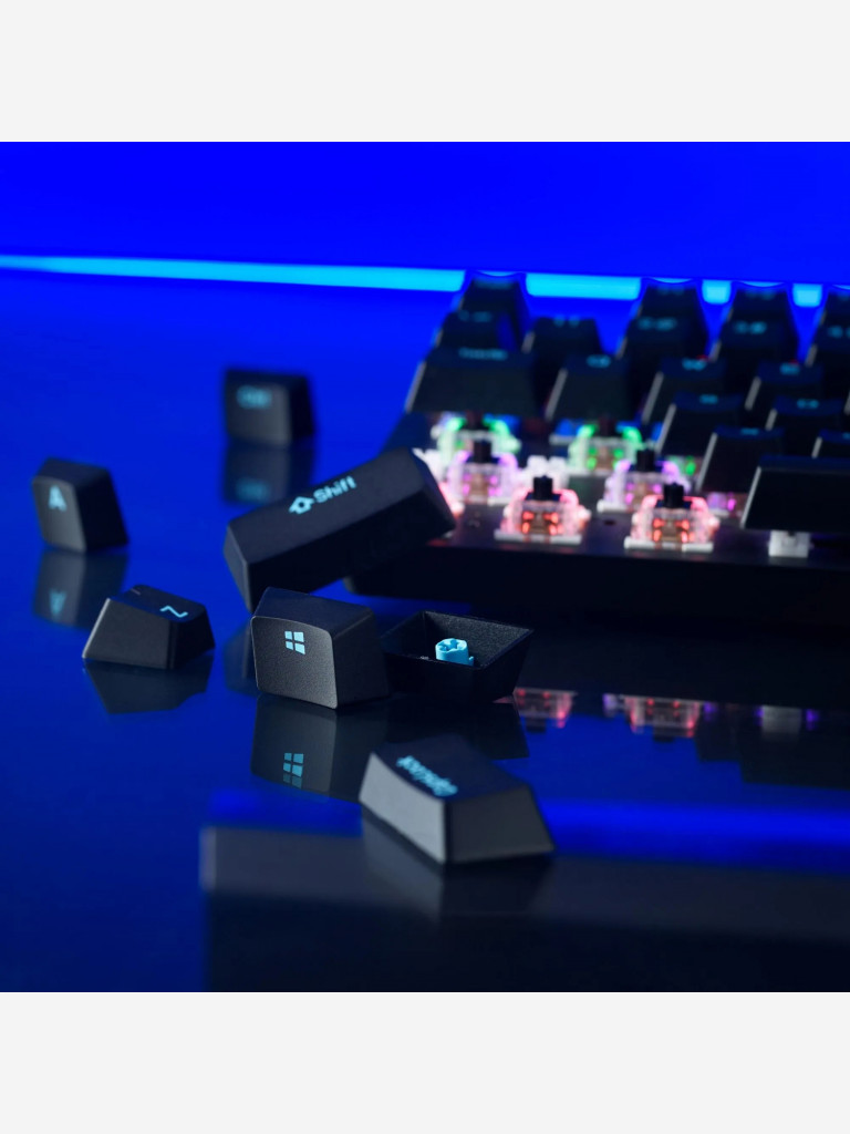 RAPOO Игровая механическая клавиатура проводная V500PRO-87, цвет - черный (12857)