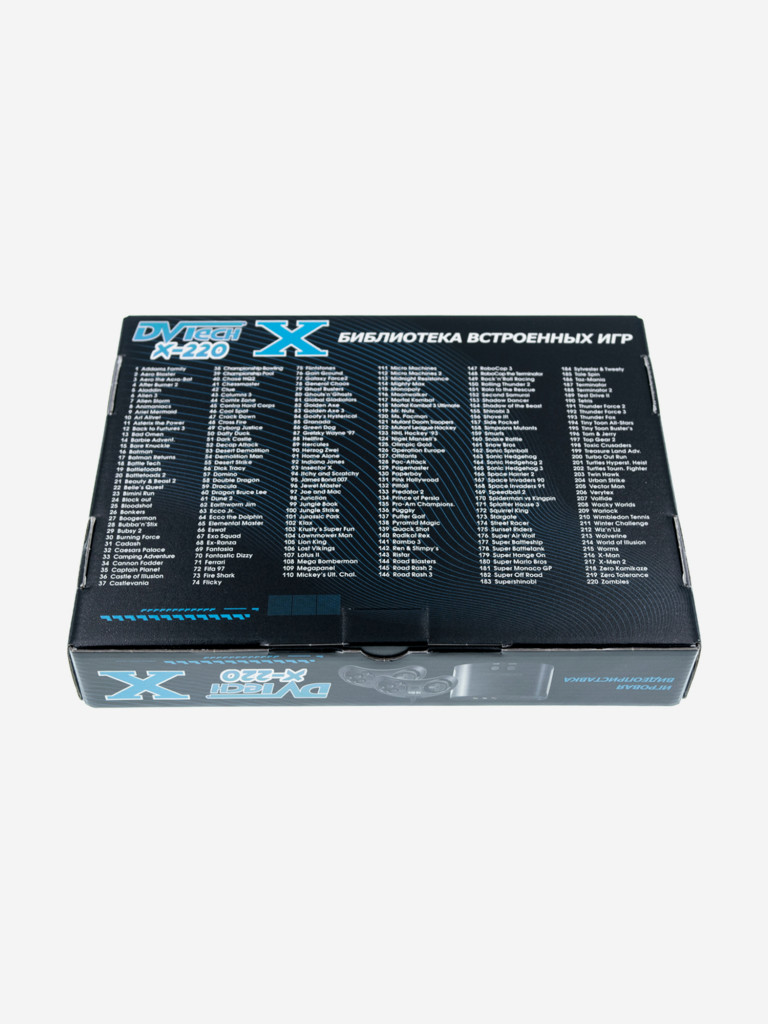 Игровая приставка 16-бит DVTech X (220 игр)