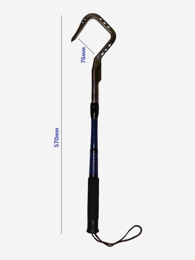 Багор BLUE MARLIN из нержавеющей стали 3" дюйма голова, длина 57cm