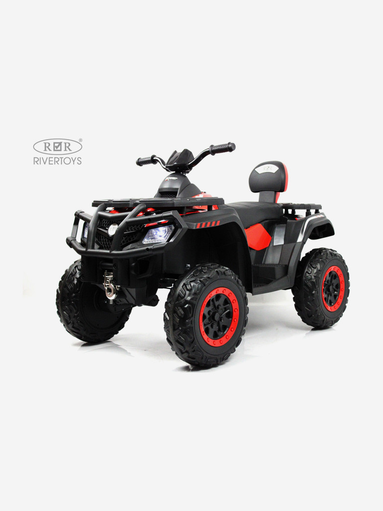 Детский электроквадроцикл RIVERTOYS T001TT 4WD красный