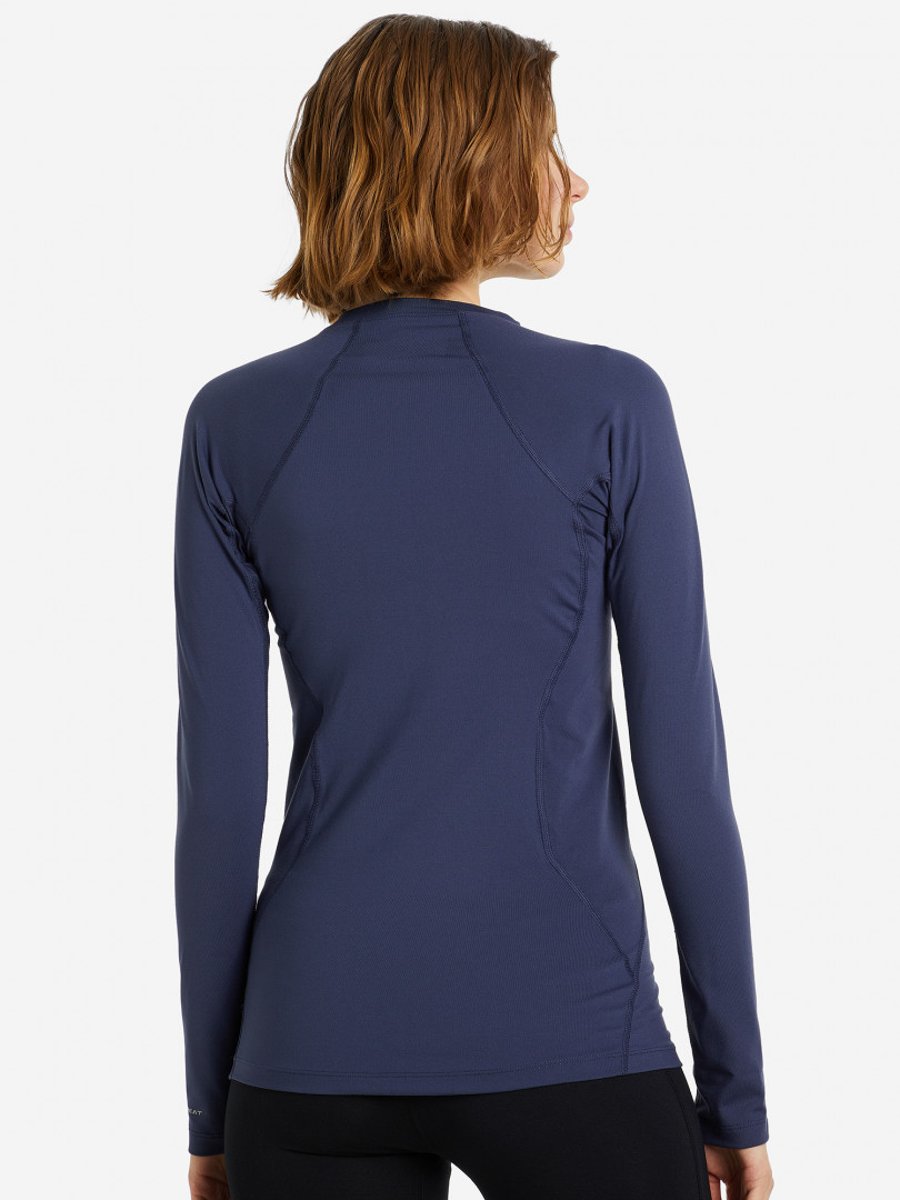 фото Термобелье верх женское columbia midweight stretch long sleeve top, синий